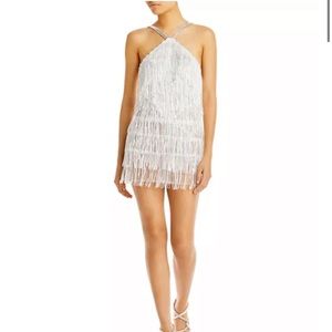 BRONX AND BANCO
Isle Sequin Fringe Mini Dress